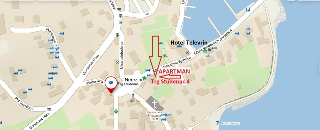 Nerezine Apartmany Centrum エクステリア 写真